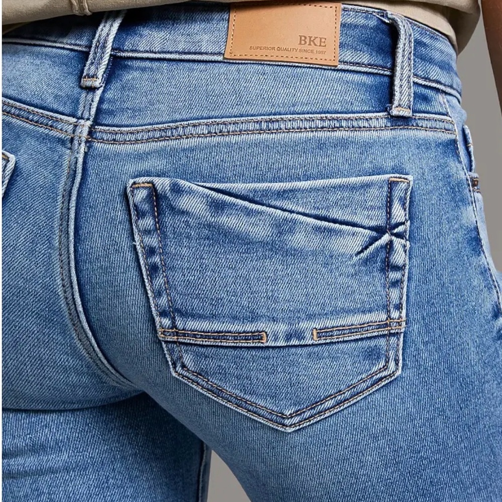 BKE Women's Boot Cut Jeans - Medium Blue